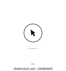 Computer mouse cursor.