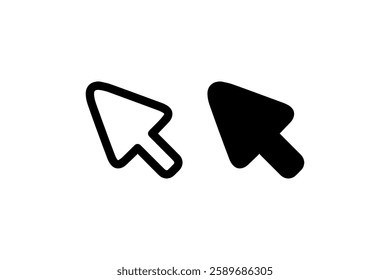 Computer mouse cursor arrow icon Vector