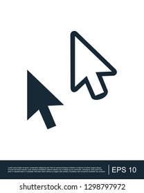 Computer Mouse Cursor Icon Illustration design