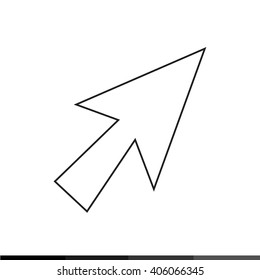 Computer Mouse Cursor Icon Illustration design