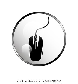 Computer mouse icon.
