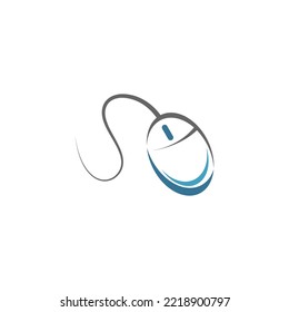 Computer mouse icon design illustration vector