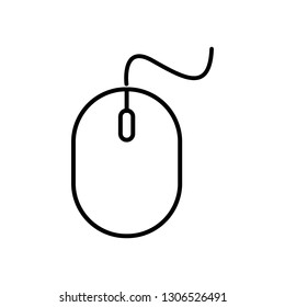Computer mouse icon, Element of business icon for mobile concept and web apps.