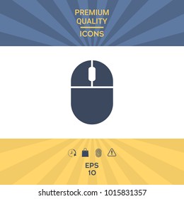 Computer mouse icon. Element for your design