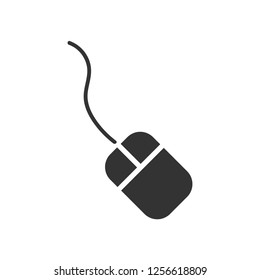 Computer mouse. Icon Flat