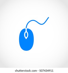 Computer mouse icon, flat design best vector icon