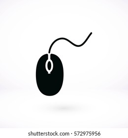 Computer mouse icon, flat design best vector icon