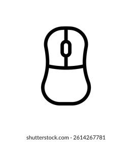 Computer Mouse icon flat style isolated. Vector