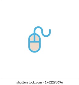 computer mouse icon flat vector logo design trendy illustration signage symbol graphic simple