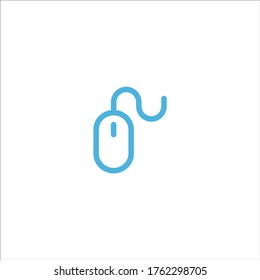 computer mouse icon flat vector logo design trendy illustration signage symbol graphic simple