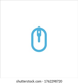 computer mouse icon flat vector logo design trendy illustration signage symbol graphic simple