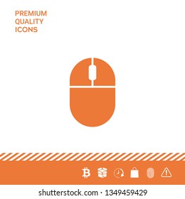 Computer mouse icon. Graphic elements for your design