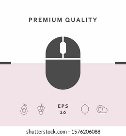 Computer mouse icon. Graphic elements for your design