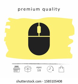 Computer mouse icon. Graphic elements for your design