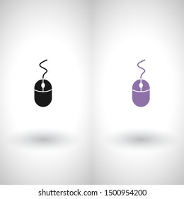Computer mouse icon. Illustration design.
