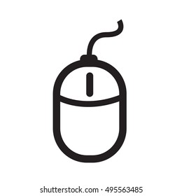 Computer Mouse icon illustration design
