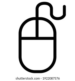 Computer mouse icon, mouse icon illustration, Flat design style, Business concept .Business concept mouse cursor pictogram. Business concept mouse cursor pictogram.