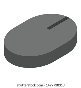 Computer mouse icon. Isometric of computer mouse vector icon for web design isolated on white background