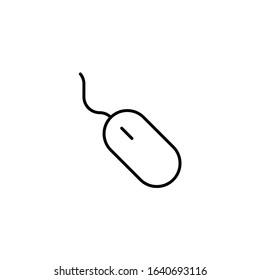 Computer mouse icon line style