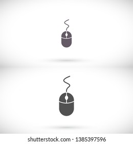 Computer mouse icon . Lorem Ipsum Illustration design