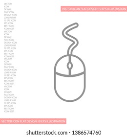 computer mouse icon . Lorem Ipsum Illustration design