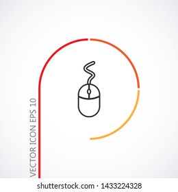 computer mouse icon . Lorem Ipsum Illustration design