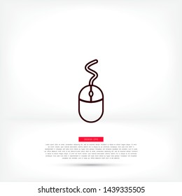 computer mouse icon . Lorem Ipsum Illustration design