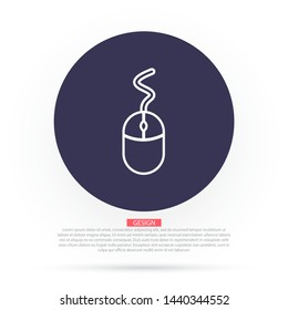 computer mouse icon . Lorem Ipsum Illustration design