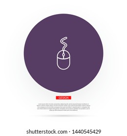 computer mouse icon . Lorem Ipsum Illustration design