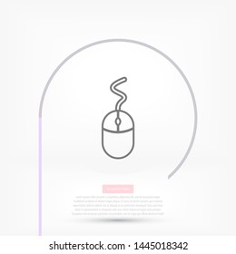 computer mouse icon . Lorem Ipsum Illustration design