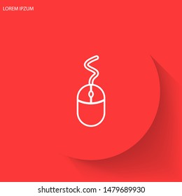 computer mouse icon . Lorem Ipsum Illustration design