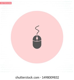 Computer mouse icon . Lorem Ipsum Illustration design