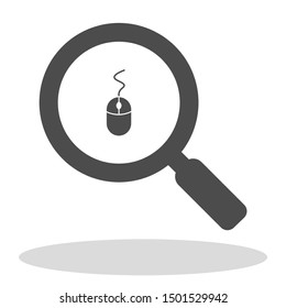 Computer mouse icon . Lorem Ipsum Illustration design
