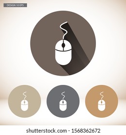 Computer mouse icon . Lorem Ipsum Illustration design