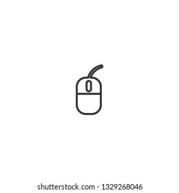 computer mouse icon on a white background