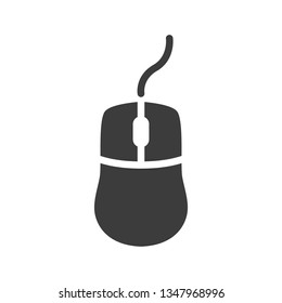 Computer mouse icon on white background. Vector illustration