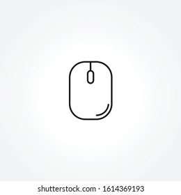computer mouse icon on white background