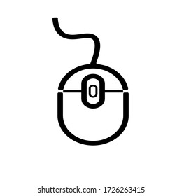 Computer Mouse Icon on a white background