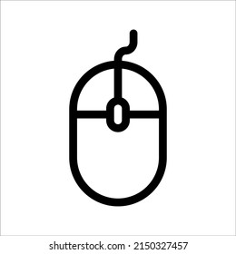 computer mouse icon, on a white background, eps 10.
