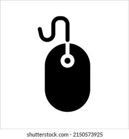 computer mouse icon, on a white background, eps 10.