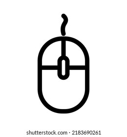 computer mouse icon on white background