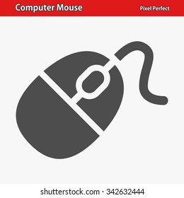 Computer Mouse Icon. Professional, pixel perfect icon optimized for both large and small resolutions. EPS 8 format.