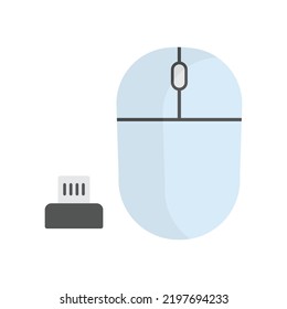computer mouse icon. Icon related to electronic, technology. Flat icon style. Simple design editable