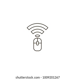 computer mouse icon. sign design