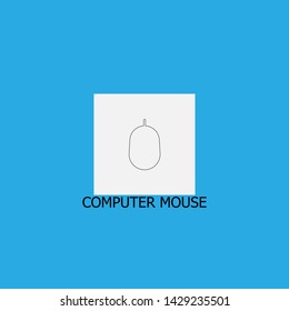 computer mouse icon sign signifier vector