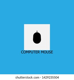 computer mouse icon sign signifier vector