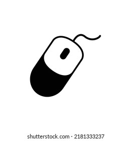 Computer Mouse Icon Sign Vecctor Isolated on White Artboard