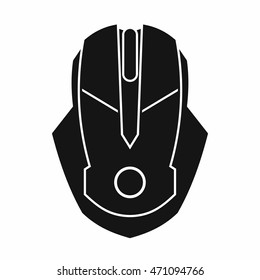 Computer mouse icon in simple style on a white background