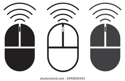 Computer Mouse Icon Style on a white background