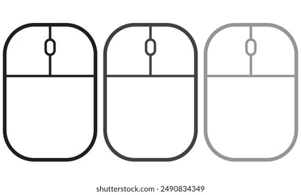 Computer Mouse Icon Style on a white background